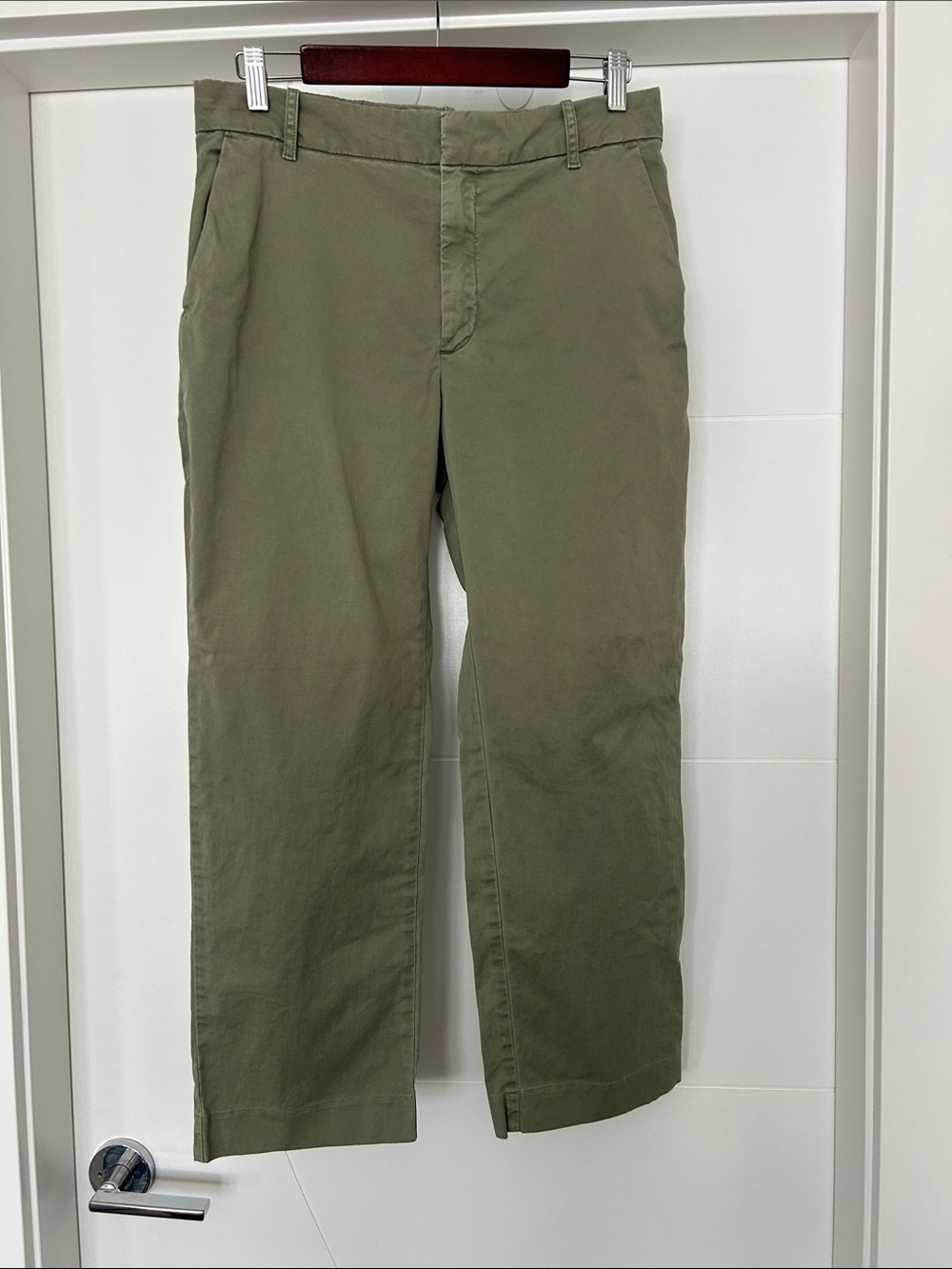GAP Women's Olive Green Straight Chinos